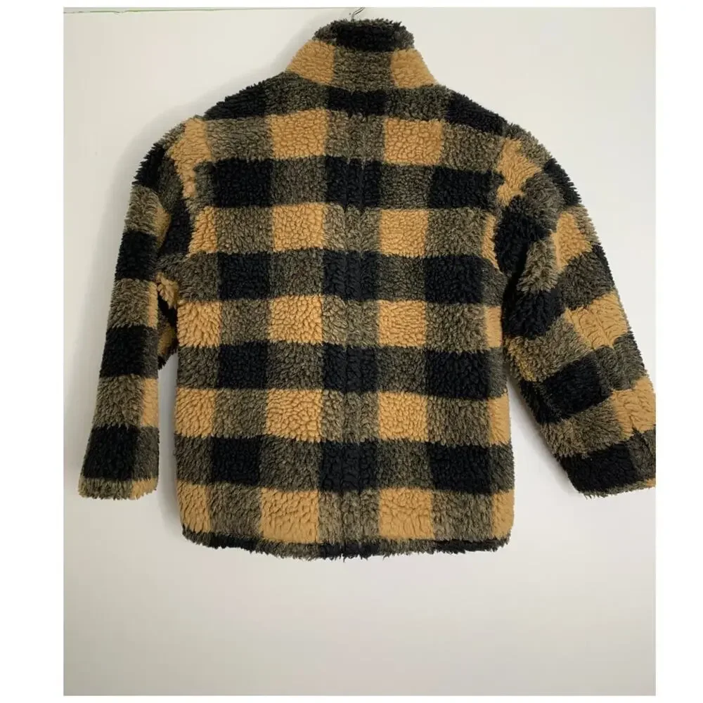Stand Studio Marina Mini Plaid Jacket Black Nougat Kids 6YR